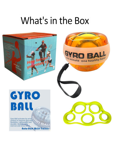 Entrenador de Muñeca HAIYUES HY-01 con Auto-Arranque Naranja