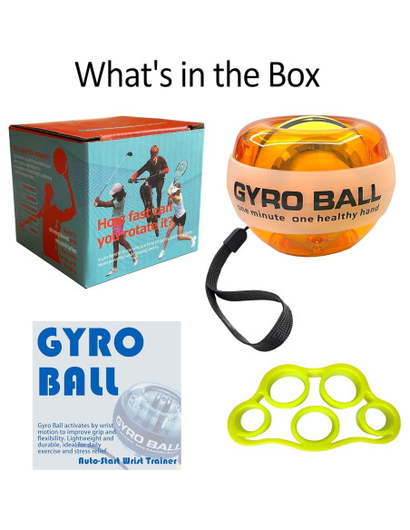 Entrenador de Muñeca HAIYUES HY-01 con Auto-Arranque Naranja