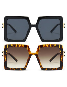 Gafas de Sol AIEYEZO Cuadradas Oversized UV400 para Mujeres