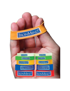Paquete de 10 bandas de ejercicio IronMind Expand-Your-Hand