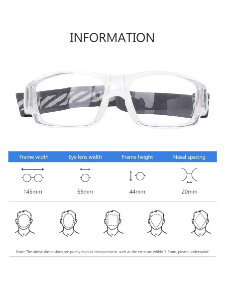 Gafas de Protección Deportiva SooGree para Baloncesto y Más