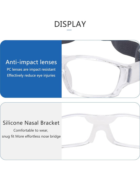Gafas de Protección Deportiva SooGree para Baloncesto y Más