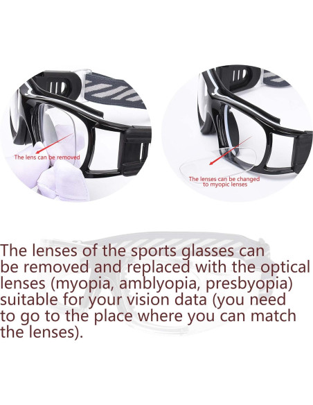 Gafas Deportivas SooGree Antivaho para Baloncesto