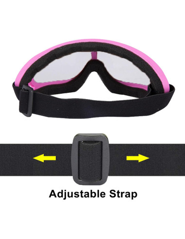 Gafas de Motocicleta LJDJ 2 Paquetes con 2 Máscaras