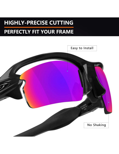Lentes Polarizados Alphax para Oakley Flak 2.0 - Varios Colores