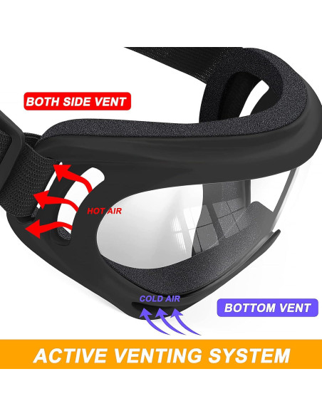 Gafas de Motocicleta OXG 5 Pares Anti-UV Ajustables