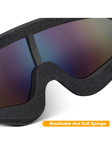 Gafas de Motocicleta OXG 5 Pares Multicolor Anti-UV