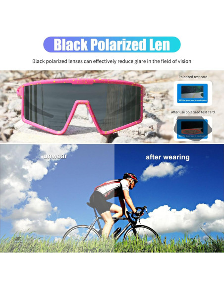 Gafas de Ciclismo Xiyalai XQ550D con 3 Lentes Intercambiables