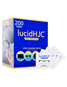 Toallitas de limpieza para lentes Lucidhjc 200 unidades