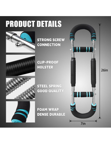 Entrenador de brazos Twister RBQXNW ajustable 27-45kg