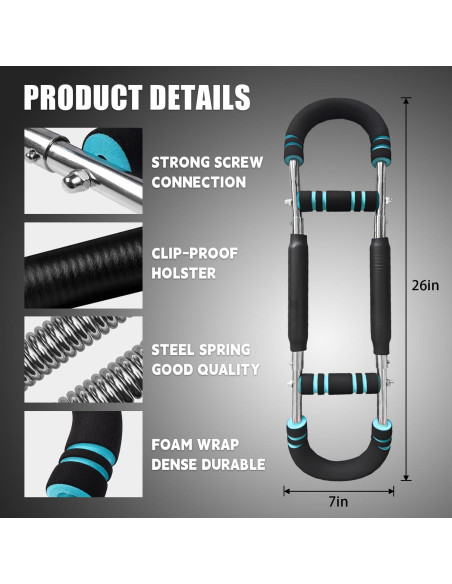Entrenador de brazos Twister RBQXNW ajustable 27-45kg