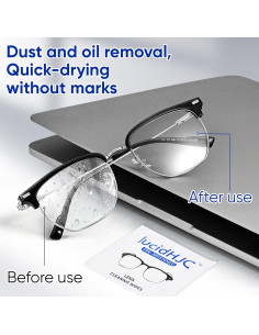 Toallitas de limpieza para lentes Lucidhjc 200 unidades 2