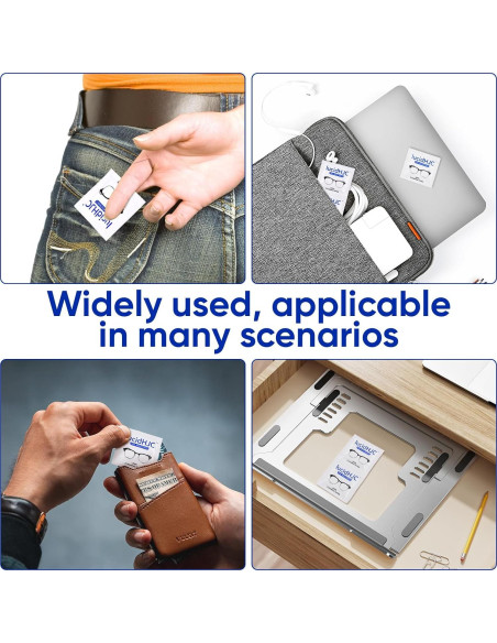 Toallitas de limpieza para lentes Lucidhjc 200 unidades