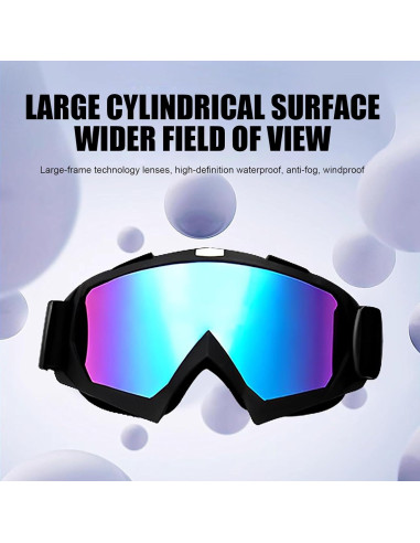 Gafas de Motocross Immoono 2 Pcs con Gaiter para Adultos