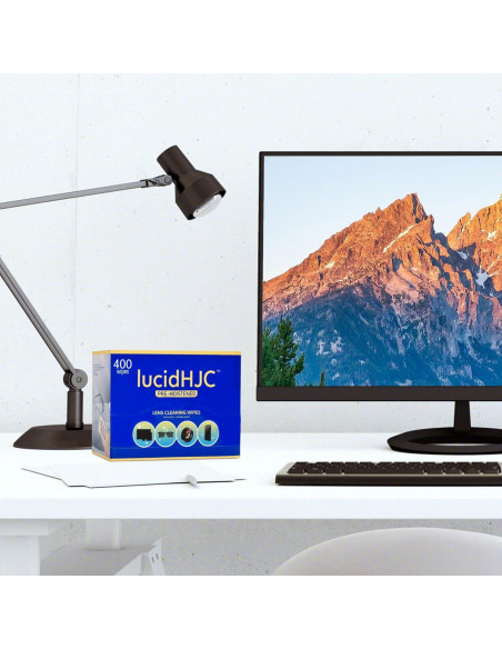 Toallitas de limpieza Lucidhjc 400 unidades para lentes y pantallas