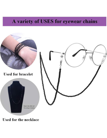 Cadena de Gafas KAI 70cm Perlas de Moda para Mujeres