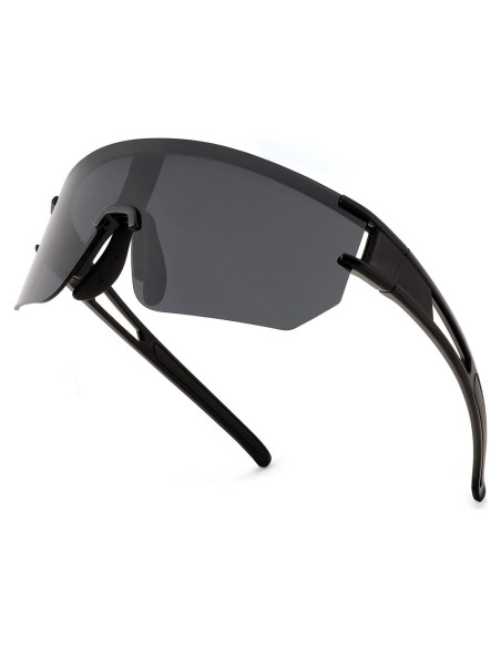 Gafas de Ciclismo WANWAN UV400 Lentes Espejados Grises