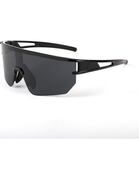Gafas de Ciclismo WANWAN UV400 Lentes Espejados Grises