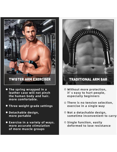 Entrenador de brazos Twister RBQXNW ajustable 27-45kg