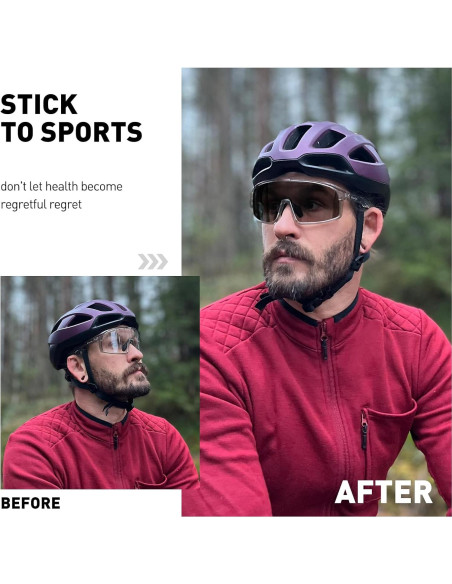 Gafas de Ciclismo SCVCN Fotoquímicas UV400 Ajustables