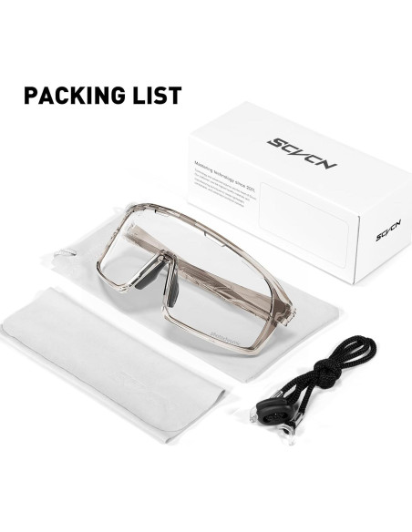 Gafas de Ciclismo SCVCN Fotoquímicas UV400 Ajustables