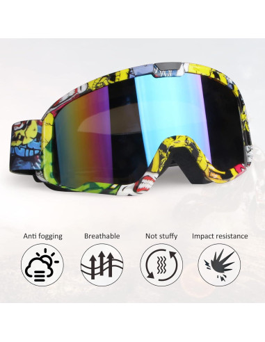 Gafas de ATV LMAVAG GLAS-YELL UV400 Antirayones