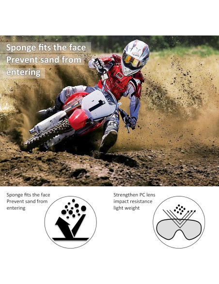 Gafas de ATV LMAVAG GLAS-YELL UV400 Antirayones