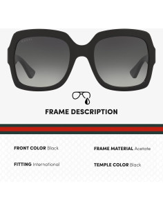 Gucci GG 0036SN Gafas de Sol Rectangulares para Mujer 54mm 2