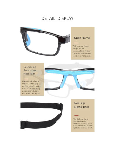 Gafas de Seguridad SooGree Deportivas Lentes Reemplazables