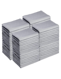 Paquete de 40 paños de microfibra Gandeer 30x40 cm gris