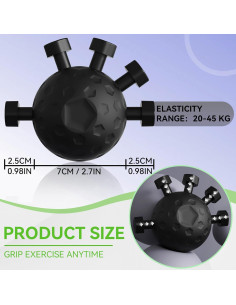 Entrenador de Fuerza de Dedos GiggleGear - Fortalecedor de Manos 2