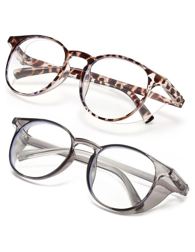 Gafas de Seguridad Outray 2 Pares Antiempañantes Luz Azul