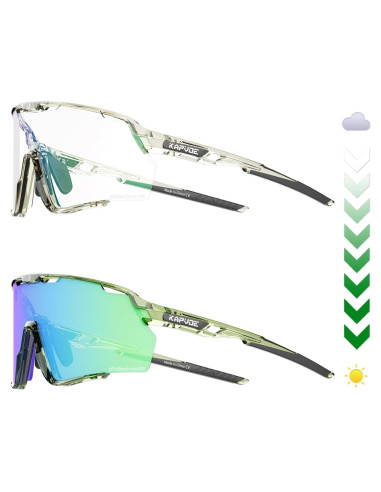 Gafas de Ciclismo KAPVOE Fotoquímicas UV400 para MTB