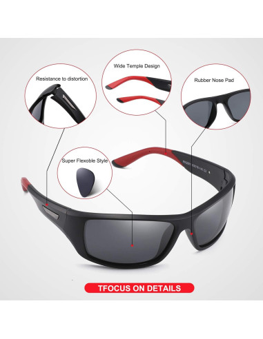 Gafas de sol PUKCLAR polarizadas para hombres y mujeres