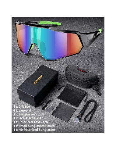 Gafas de sol deportivas Rosemal 7259 polarizadas UV400