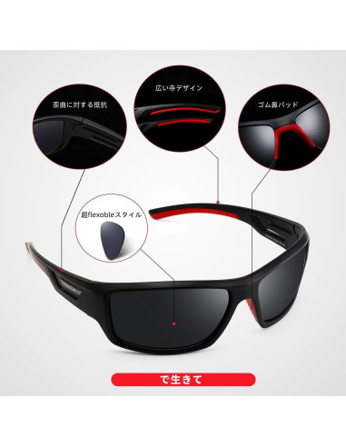 Gafas de sol PUKCLAR polarizadas para hombres y mujeres