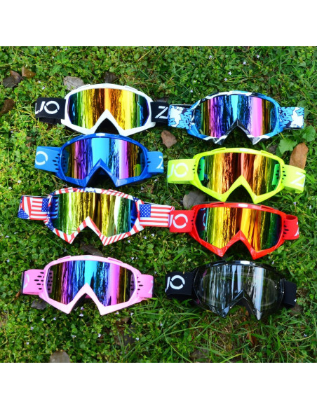 Gafas de Motocicleta ZJNUO 833 Resistente a Rayones