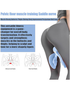 Entrenador de Muslos y Ejercitador de Kegel Genérico ABC321 - Resistencia Ajustable 2