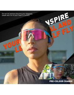 Gafas de Ciclismo KAPVOE S111 Fotoquímicas UV400 2