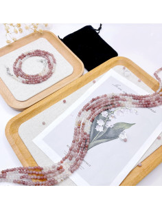 Cadena de Gafas Elegante con Perlas y Cobre 69.85 cm 2