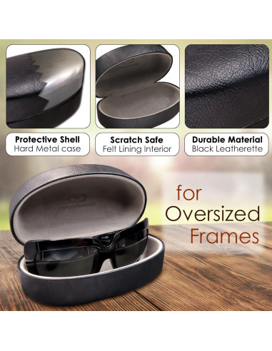 Estuche Duro para Gafas MiEstucheDeGafas - Negro - Universal