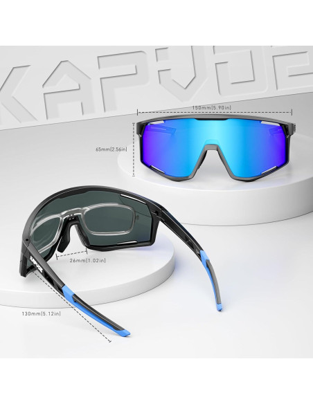Gafas de sol KAPVOE polarizadas UV400 para ciclismo y deportes