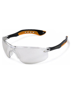 Gafas de Seguridad Policarbonato Anti-Rayas UV 99.9% Plata