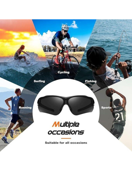 Gafas de Seguridad Policarbonato Anti-Rayas UV 99.9% Plata