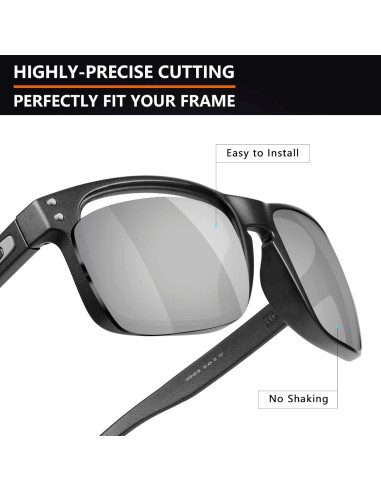 Lentes de Reemplazo Polarizados Alphax para Oakley Holbrook