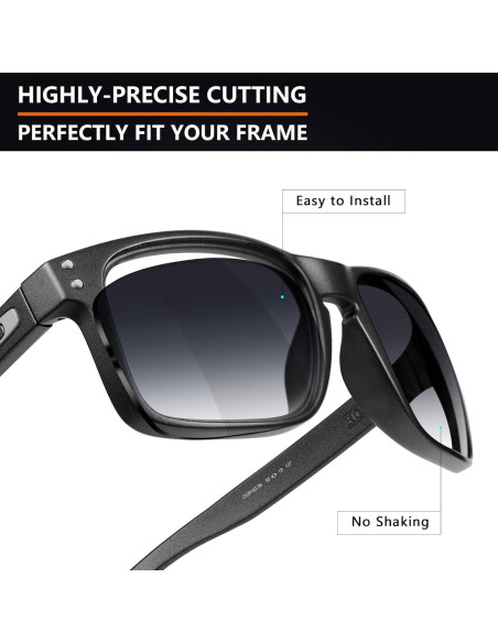 Lentes de Reemplazo Polarizados Alphax para Oakley Holbrook