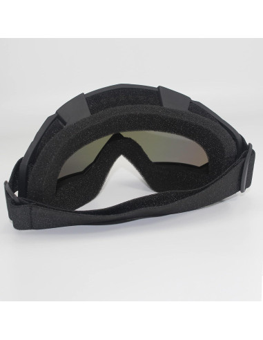 Gafas de Motocicleta Vintage Calavera con Lente Gris