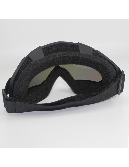 Gafas de Motocicleta Vintage Calavera con Lente Gris