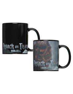 Taza de Café Cambiante Attack on Titan - Titán Colosal 311ml