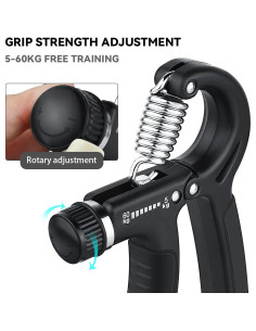 Fortalecedor de Agarre de Mano Tenalleys Ajustable 5-60kg 2